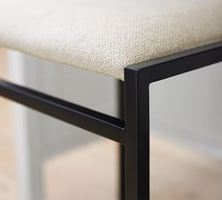 Hardy Upholstered Backless Counter Stool