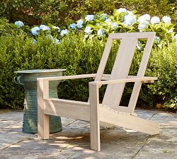 Indio Eucalyptus Adirondack Outdoor Lounge Chair