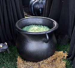 Lit Witches Cauldron