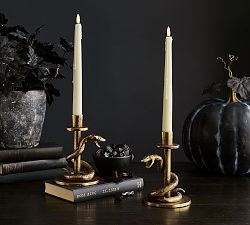 Brass Snake Candle Holder