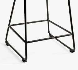 Brenner Leather Swivel Counter Stool