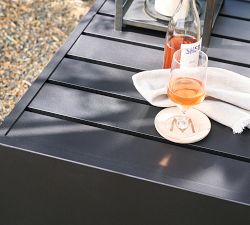 Malibu Metal Platform Modular Outdoor Coffee Table (33")