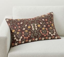Zea Embroidered Lumbar Pillow - Thumbnail 5