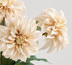 Faux Cream Dahlia Bundle
