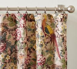 Pheasant Floral Blackout Curtain