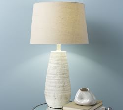 Decker Ceramic Table Lamp (27")