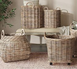 Portland Handwoven Rattan Basket
