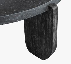 Catia Round Stone Coffee Table (36.5")