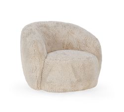 Lyra Upholstered Swivel Armchair