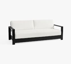 Malibu Metal Platform Outdoor Sofa (91")