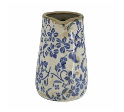 Handcrafted Blue Floral Ceramics