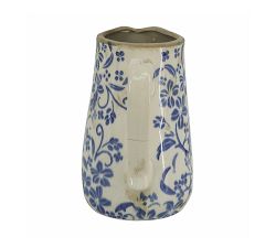 Handcrafted Blue Floral Ceramics