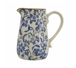 Handcrafted Blue Floral Ceramics