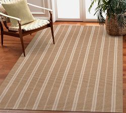 Tavin Striped Outdoor Performance Rug
