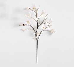 Faux Blooming Magnolia Branch