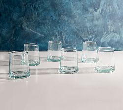 Moroccan Handcrafted Recycled Tumblers - Set of 6