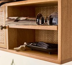 Channing Wall Shelf With Cabinet (27")