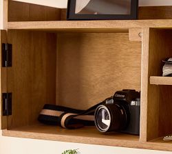 Channing Wall Shelf With Cabinet (27")