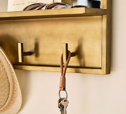 Stowe Mirror With Hooks