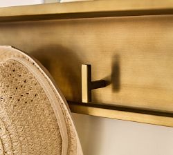 Stowe Mirror With Hooks