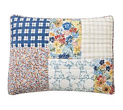 Open Box: Lana Handcrafted Patchwork Cotton Quilted Sham, Standard, Set of 2 - Multi