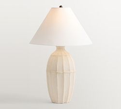 Finn Ceramic Table Lamp (18"-27")