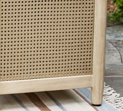 Marina Cane Square Outdoor Side Table (20")