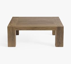Open Box: Rockport Square Outdoor Coffee Table (42") - Faux Wood Gray