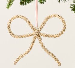 LoveShackFancy Gold Bow Ornament 