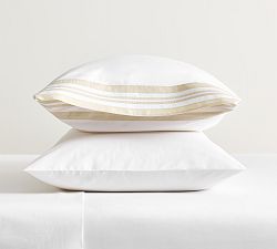 Addison Border Percale Pillowcases - Set of 2