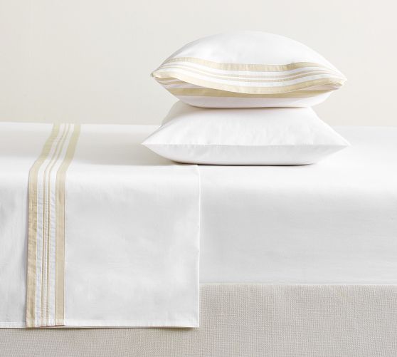 Addison Border Percale Sheet Set