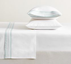 Addison Border Percale Sheet Set