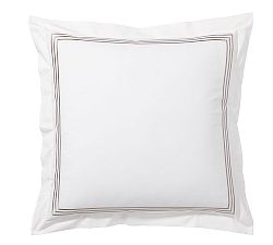 Open Box: Grand Organic Percale Sham, Euro, Set of 2 - Simply Taupe