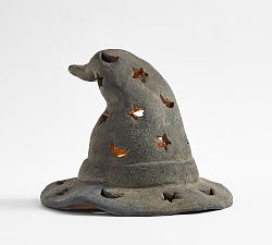 Ceramic Luminary Witch Hat