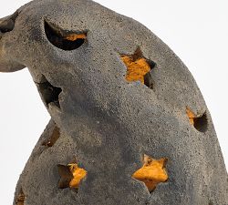 Ceramic Luminary Witch Hat