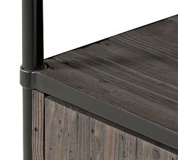 Juno Reclaimed Wood Bookcase with Door