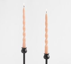 Spiral Taper Candles - Set of 6