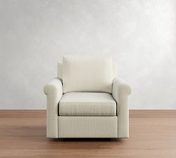 Cameron Modern Roll Arm Swivel Chair