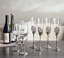 Skeleton Champagne Glass