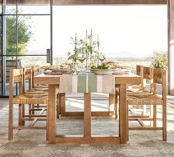 Triston Striped Cotton Table Runner