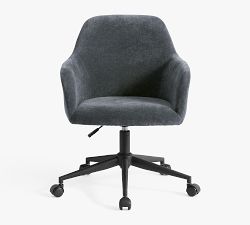 Carson Upholstered Swivel Desk Chair