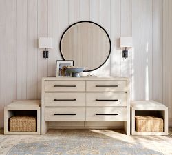 Cayman Upholstered Dresser Seat by Michael Graves Design