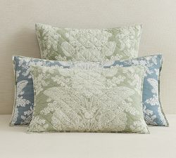 Kravet Heirloom Damask Reversible Quilted Sham