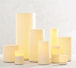 Standard Flameless Outdoor Pillar Candle - Ivory