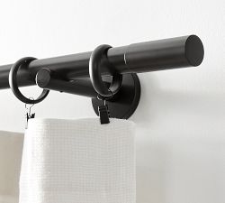 Standard Modern Hardware Cylinder Finial - Set of 2