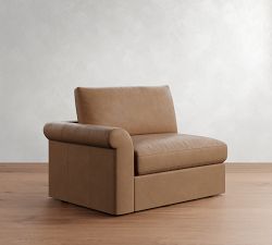 Build Your Own Westwood Roll Arm Leather Sectional