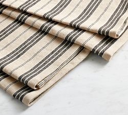 Colette Stripe Cotton/Linen Tea Towels - Set of 2