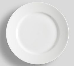 Porcelain Rim Dinner Plates - Set of 4