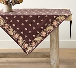 Antique Rose Cotton Table Throw