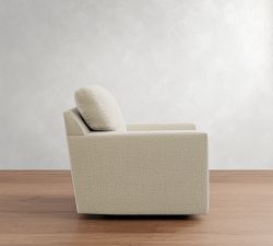 Buchanan Modern Square Arm Swivel Chair